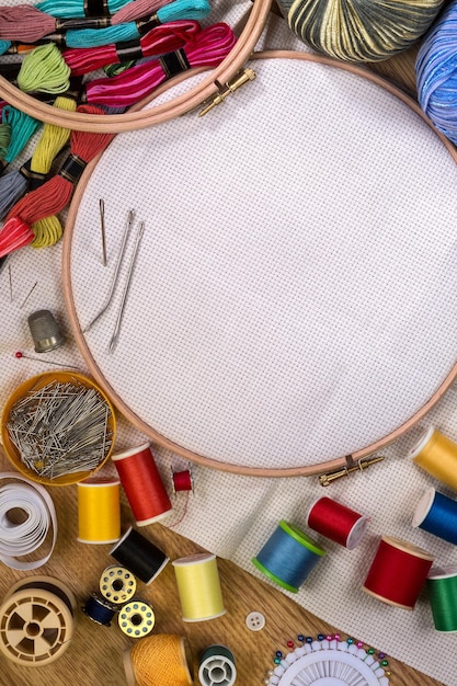 Materiały do warsztatu haftu